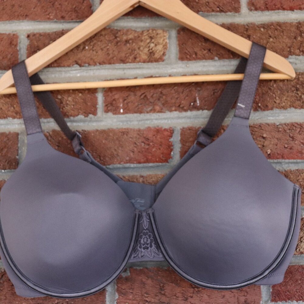 vanity fair bra * 42DD * gray * beautiful benefits * euc